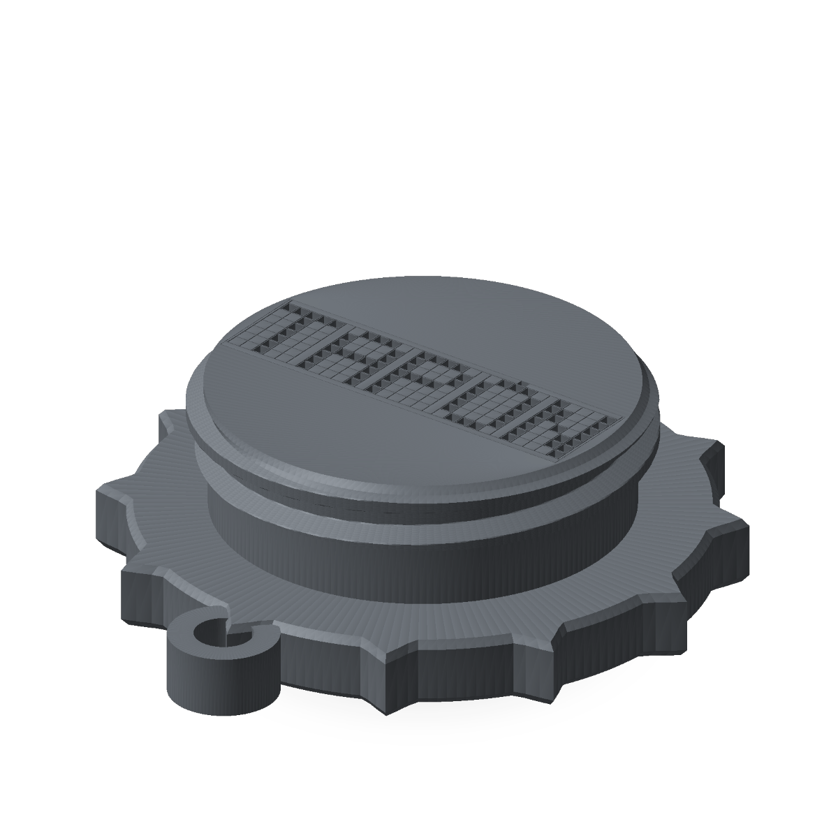 3D Model - Charm Spikes